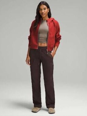 Lululemon Dance Studio Pant Espresso Coffee Brown Sz 10 EUC